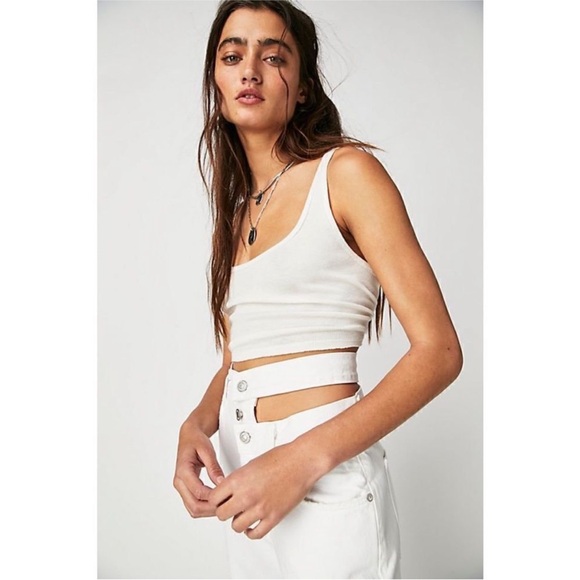 AGOLDE Broken Waistband Jeans in Milkshake - Picture 6 of 16